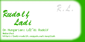 rudolf ladi business card